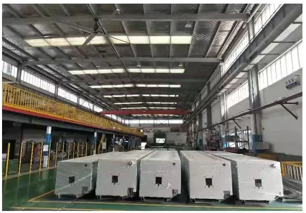 Industrial door equipment production area