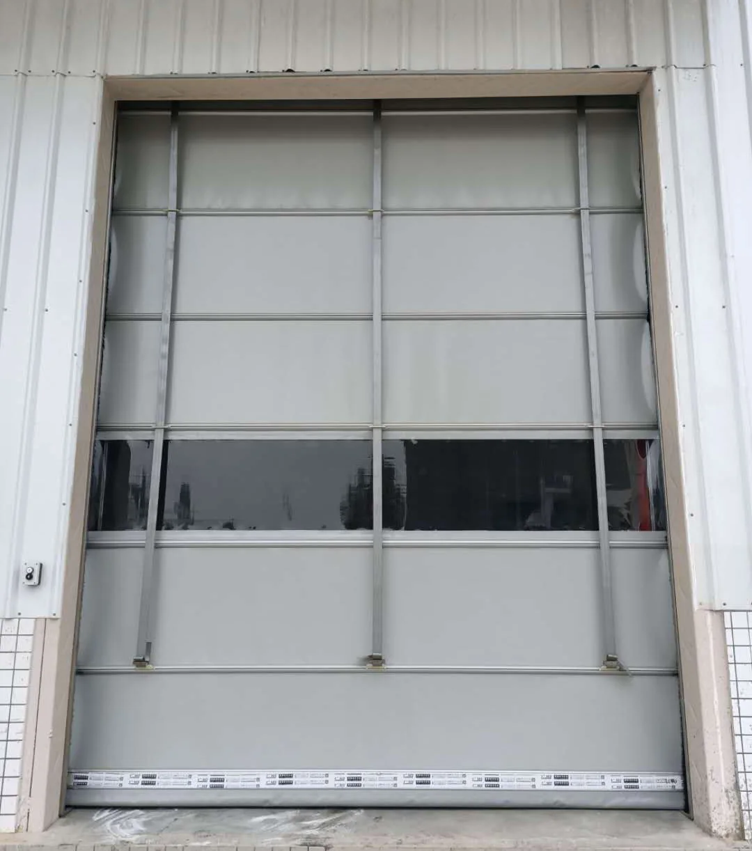 High-Speed Stacking Door installation view